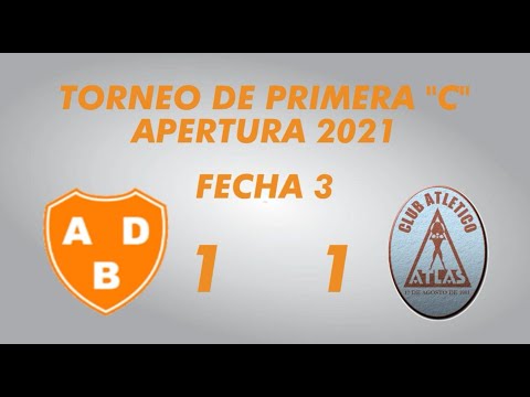 Primera "C" Apertura 2021 - Fecha 3 - Berazategui 1 Atlas 1 - Resumen