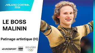 JO 2026 - PATRON ! La star Ilia Malinin ÉCRASE la concurrence avec un programme court de FOLIE