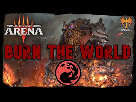 Big Red Wins | MTG Arena - Mono Red Giants of Kaldheim Tribal Burn Mid-Range