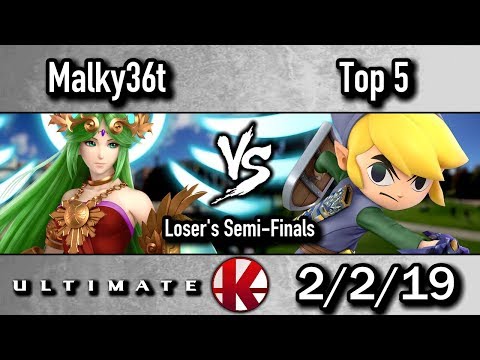 Malky36t (Palutena) vs. Top 5 (Toon Link) - Loser's Semi-Finals