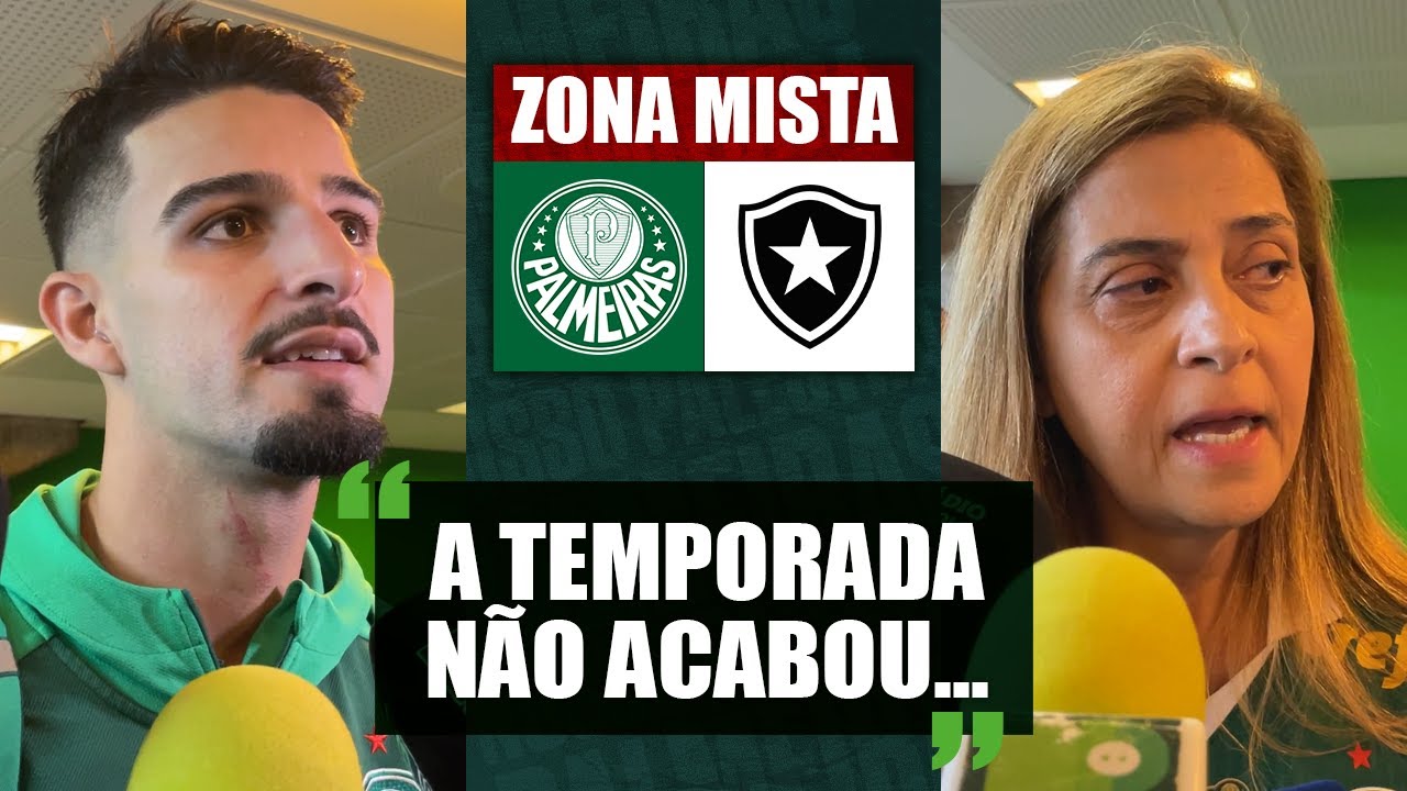 VEJA O QUE LEILA E FLACO LOPEZ FALARAM NA ZONA MISTA APÓS PALMEIRAS 2 X 2 BOTAFOGO PELA LIBERTADORES