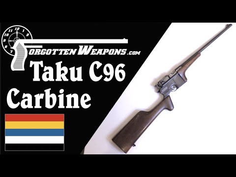 Chinese Warlord C96 Carbine from Taku Naval Dockyard