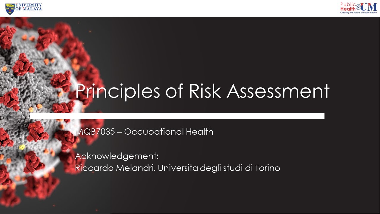 Principles of Risk Assessment