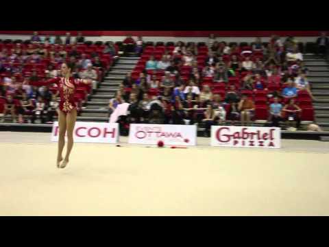 Maria Kitkarska  - Hoop - 2014 Canadian Rhythmic Gymnastics Championships