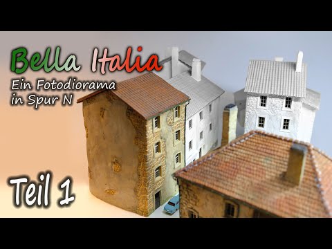 Modellbahn Spur N: Italienisches Bergdorf/ Teil 1