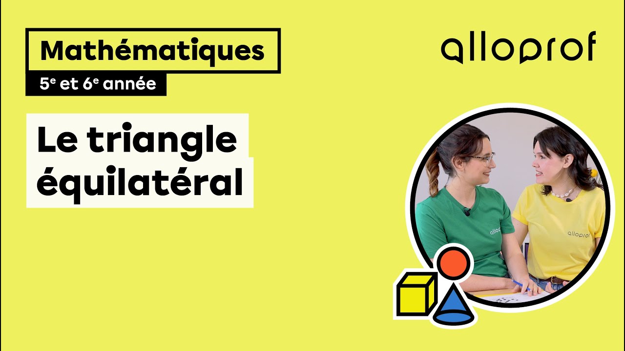 Le triangle équilatéral