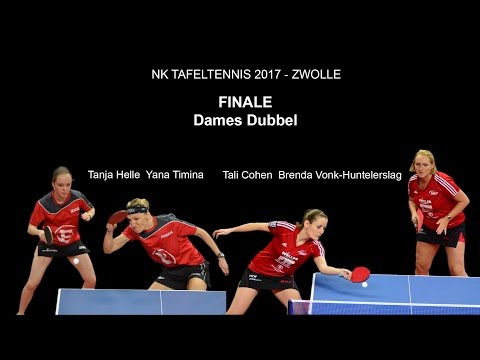 NK Tafeltennis - Dames Dubbel Finale - 5.3.2017