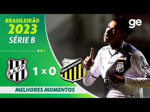 PONTE PRETA 1 X 0 NOVORIZONTINO | MELHORES MOMENTOS | 15ª RODADA BRASILEIRÃO SÉRIE B 2023 | ge.globo