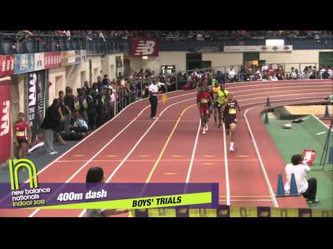 Boys 400m Heat 3 - New Balance Indoor Nationals 2012
