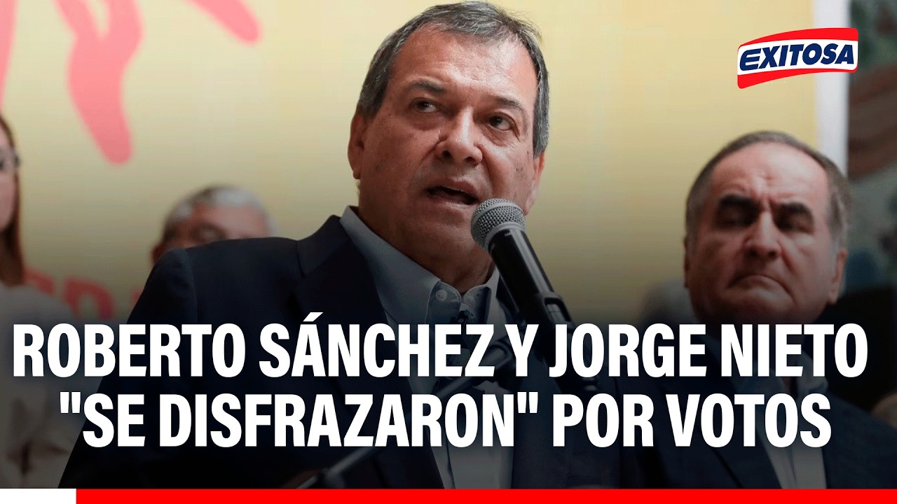 🔴🔵 Roberto Sánchez se disfrazó de Pedro Castillo y Jorge Nieto de centrista, según F. Diez-Canseco