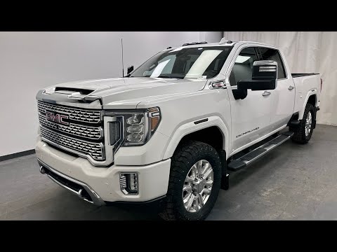 2021 GMC Sierra 3500HD 4WD Crew Cab Standard Box Denali in White for sale at Davis GMC Buick Lethbridge in Lethbridge, AB