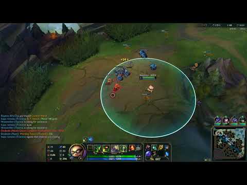 [kda 3/3/4] Teemo vs Akali Ranked Season 8 Patch 8.22