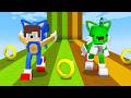 JJ And Mikey In SONIC THE HEDGEHOG CHALLENGE In Minecraft Maizen Minecraft