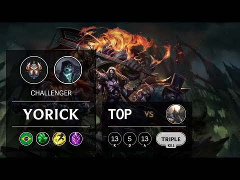 Yorick Top vs Pantheon - BR Challenger Patch 9.19