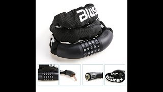 Blusmart Combination Lock Security Anti-theft Bicycle Chain
