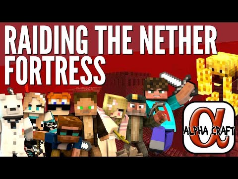 Avomance - Minecraft SMP AlphaCraft: Raiding the Nether Fortress as a Group In Minecraft (Avomance Ep5)