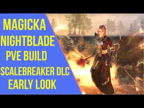 Magicka Nightblade PVE Build - ESO Scalebreaker Early Look