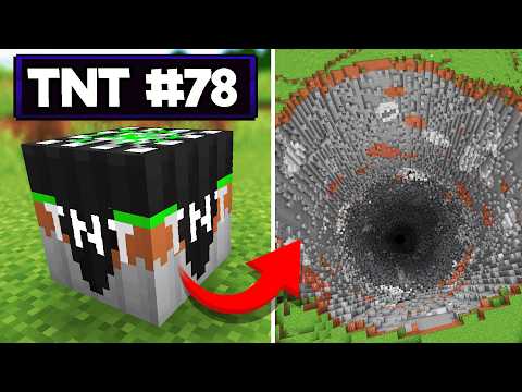 Testing 100 Illegal TNT in Minecraft