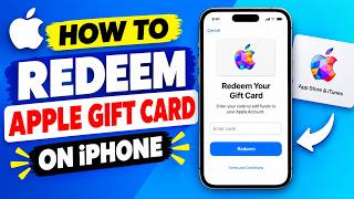 How to REDEEM APPLE GIFT CARD on iPhone?