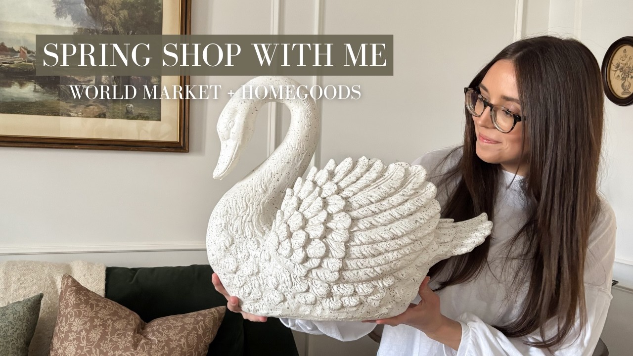 Spring Shop With Me 2026 | World Market + HomeGoods Haul