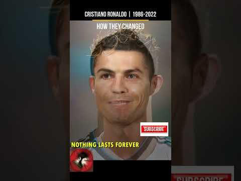CRISTIANO RONALDO THEN AND NOW #shorts #football