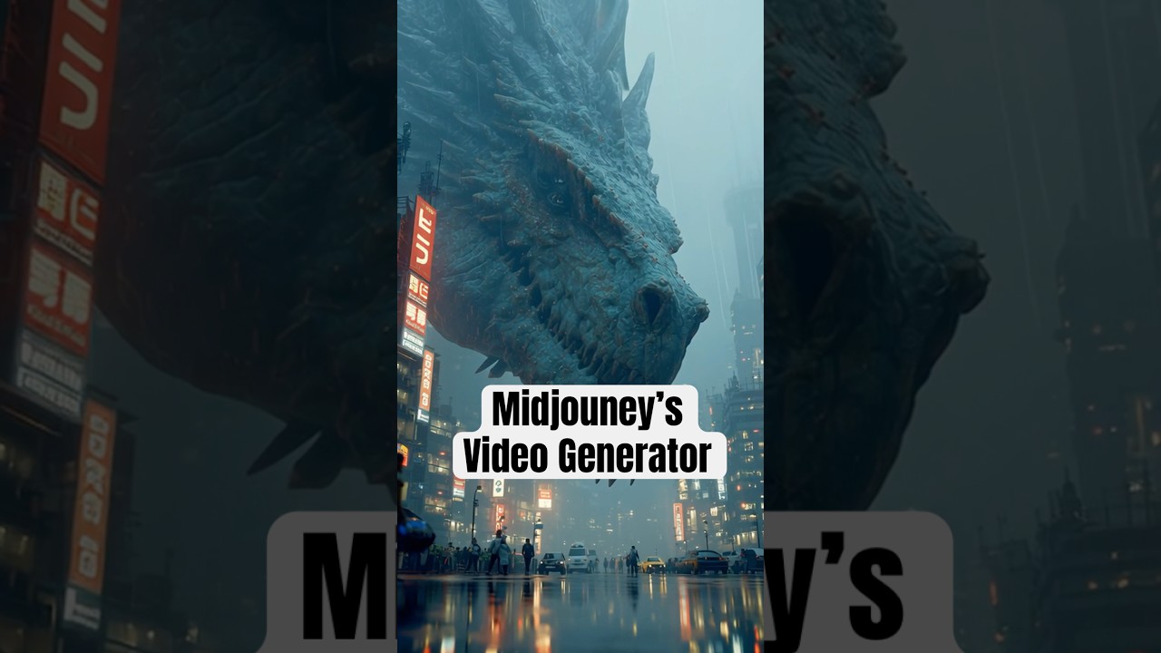 Midjourney can FINALLY Generate AI Videos #aivideo