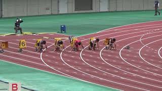 2020年埼玉県陸上競技選手権大会　男子100m予選３組　志賀、滝澤、下野