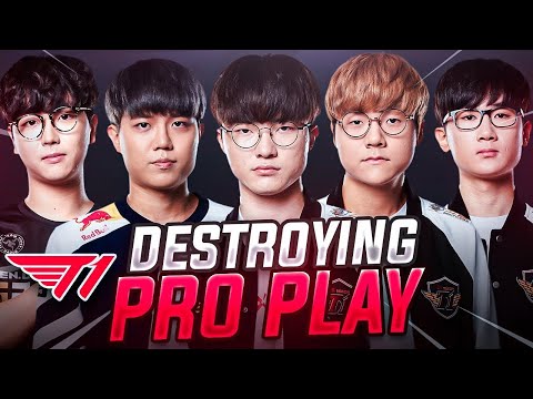 T1 Players DESTROYING Pro Play Montage   Faker, Teddy, Canna & More