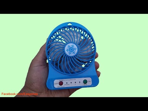 Mini Portable Rechargeable Fan