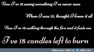 Nina Nesbitt 18 candles Lyrics