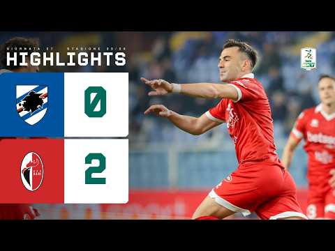 Sampdoria – Bari 0-2 | I Galletti torna al successo con MONCINI e BELLOMO | HIGHLIGHTS Serie BKT