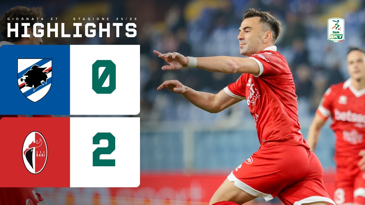 Sampdoria vs Bari Highlights