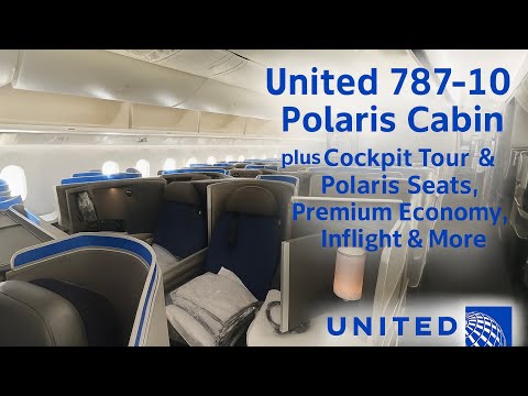 ✨United 787-10 - Polaris Suite (w best seats), Premium Economy, Cockpit Tour & More @united @Boeing 