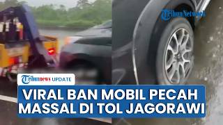 Viral Sejumlah Ban Mobil Pecah & Bocor Massal di Tol Jagorawi, Ini Kata Jasa Marga