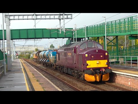 RARE Hired In WCRC 37668 On Rail Head Treatment Duties - 21/10/22