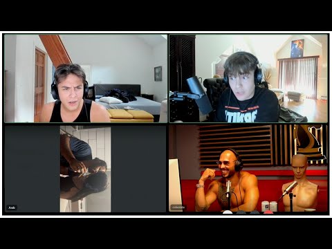 Andrew Tate Broke Character After Clix Brought In A Special Guest To The Podcast!