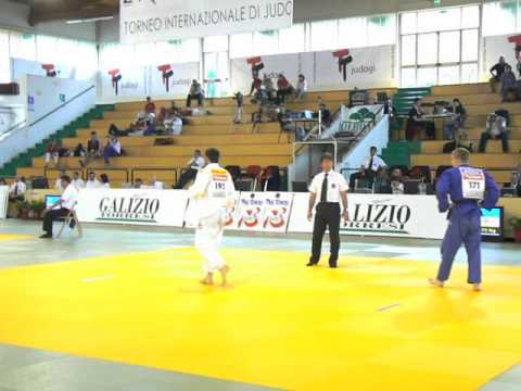 2008 Tre Torri Judo tournament Marco Maddaloni ITA vs  Francesco Mosca ITA  73kg