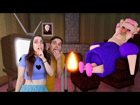 NON SVEGLIARE LA NONNA CATTIVA CHE DORME!!! LA SORELLA DI GRANNY!! ESCAPE ROOM GIOCHIAMO A GRANNY!!