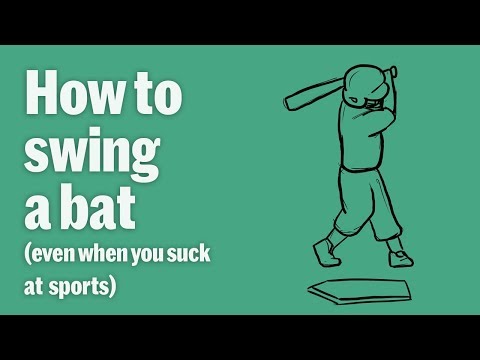 How To Swing A Baseball Bat (even if you suck at sports)