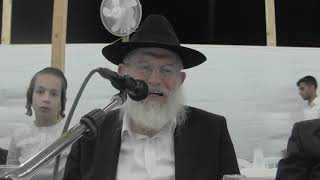 התוועדות שמחת בית השואבה חול המועד סוכות הרב שניאור זלמן גופין, שנת תשפ"ד