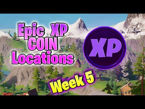 All XP Coins Epic/Purple All Locations Week 5 - Chapter 2 Season 3