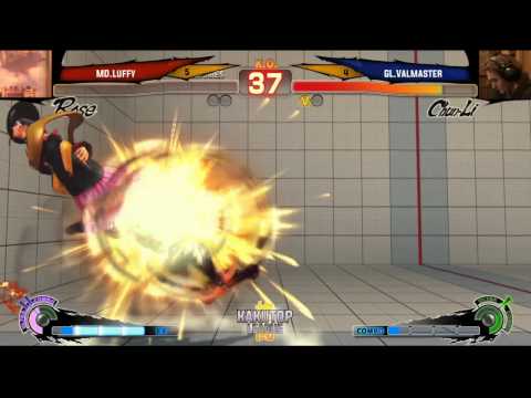 USF4 @ Kakutop League Finals - MD Louffy (Rose) vs GL Valmaster (Chun-Li) [720p/60fps]