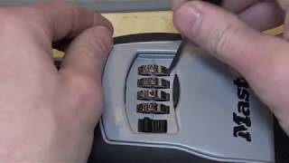 (321) Master Lock 5400D Realtor Box Decoded & Combination Change