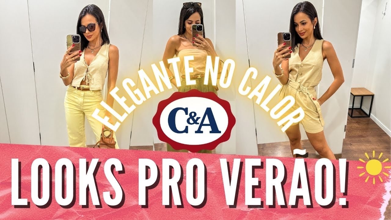 LOOKS DE VERÃO C&A COM 25% DESCONTO ☀️😍🙀 |  PROVADOR Cea com Tendências Verão 2025 , só lançamentos!