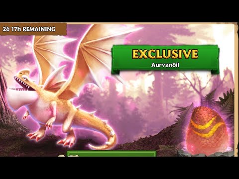 AURVANDIL Max Level 150 Titan Mode - Exclusive Thunderclaw Dragons:Rise of Berk