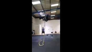 preview picture of video 'Head CrossFit Coach Sean Murray - L-Sit rope climbs @ CFXIXI - Walkden'