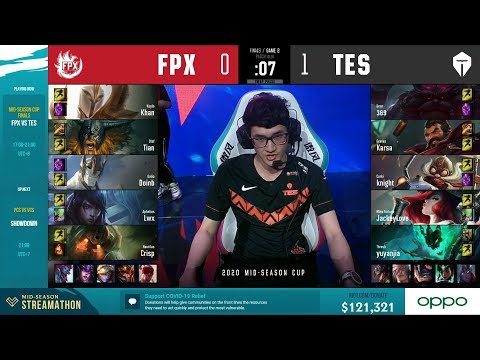 FPX vs TES | Mid-Season Cup 2020 | Finals - Game 2 | FunPlus Phoenix vs Top Esports