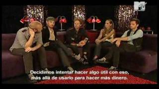 Coldplay: большое интервью на MTV, часть 7