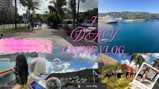 CRUISE TRAVEL VLOG 🌊🏖️✈️ | MIAMI + JAMAICA & MEXICO🫧🌸🎀