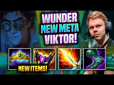 WUNDER NEW META VIKTOR TOP NEW ITEMS! - FNC Wunder Plays Viktor TOP vs Gangplank! | Preseason 2022